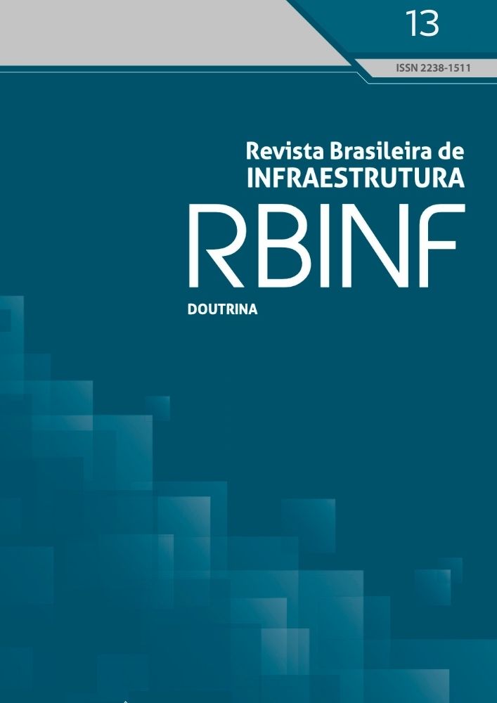 Revista Brasileira de Infraestrutura - RBINF | 13
